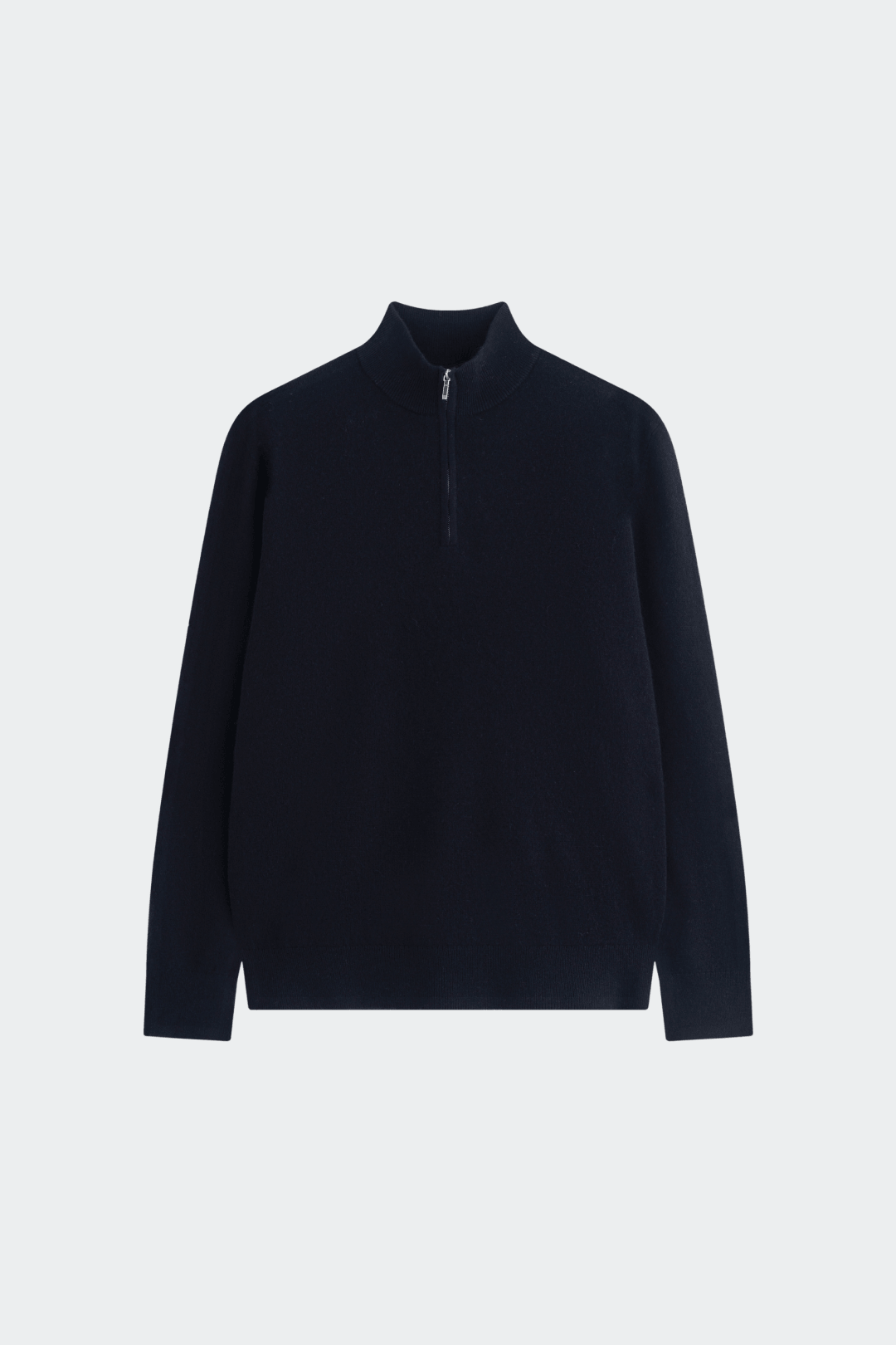 Quarter Zip Cotton Cashmere Sweater-16