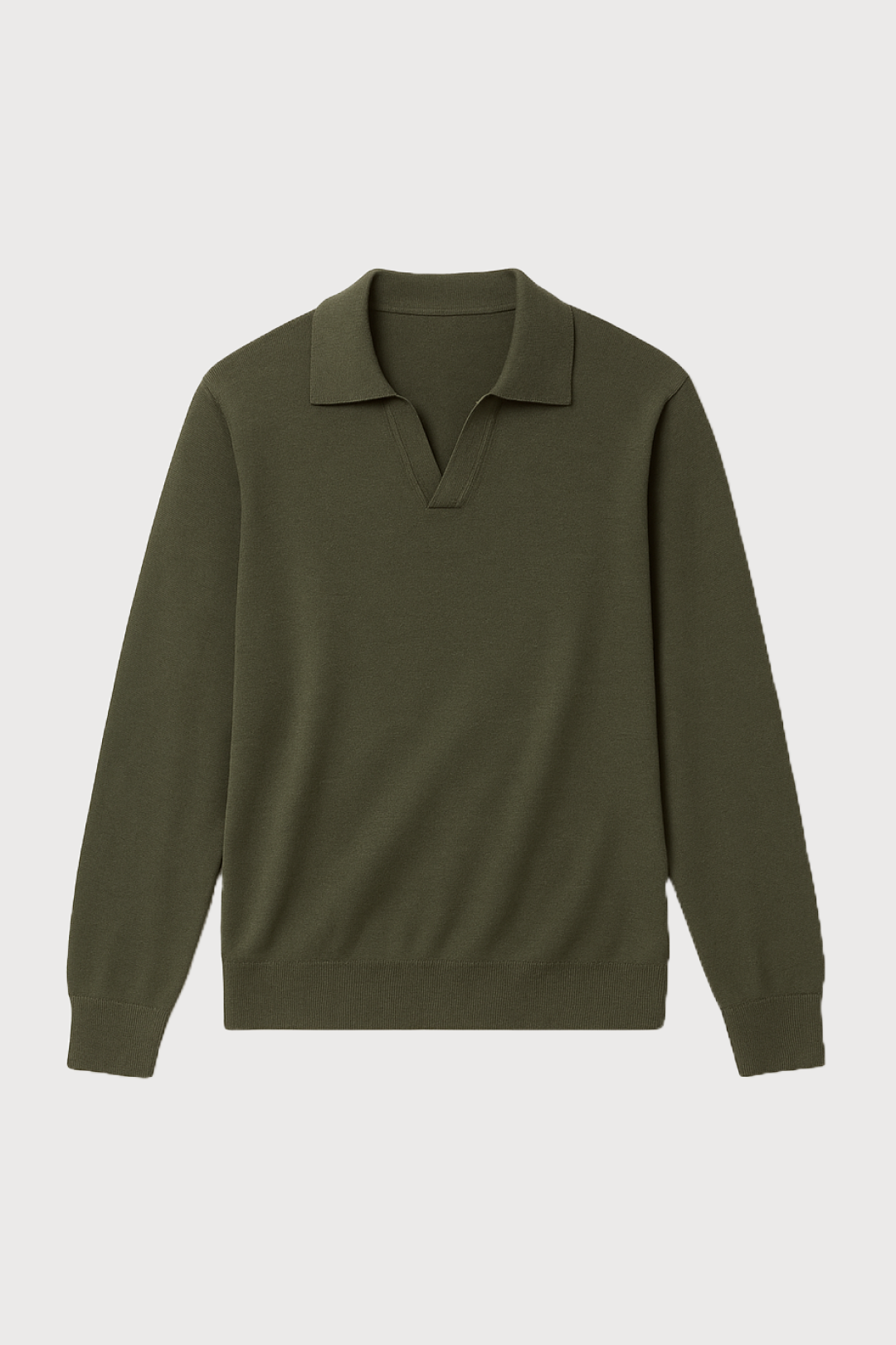 Cashmere-Silk Blend Polo Sweater