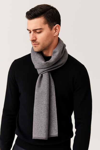 Classic Mid-Length Woven Scarf