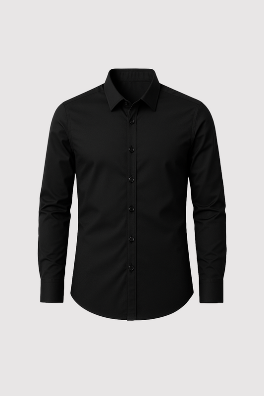 Chemise décontractée unie
