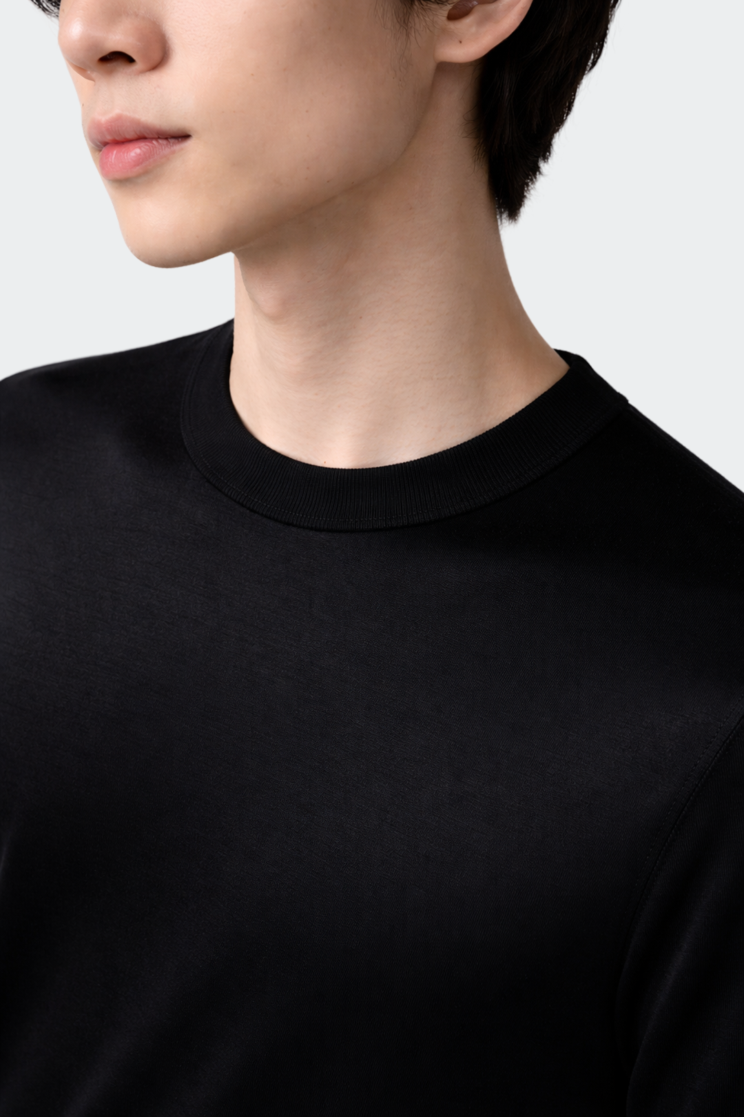 Silk Blend Knitted T-Shirt-4
