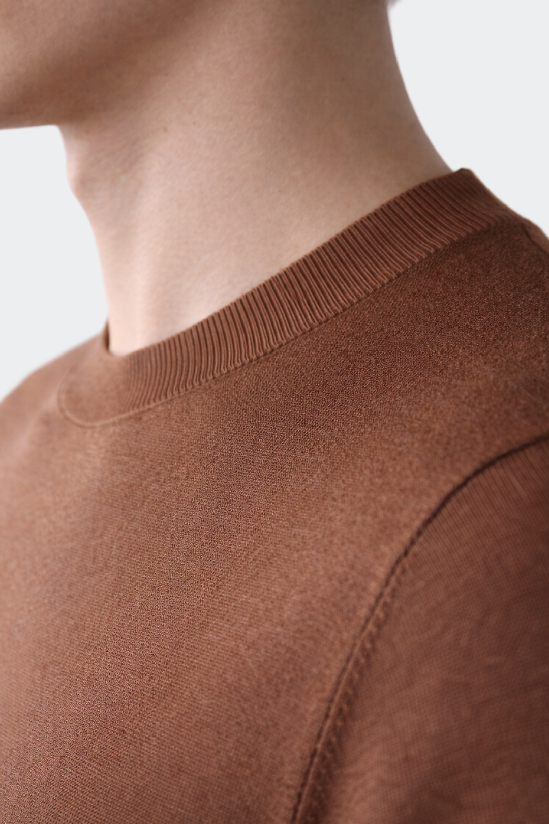 Silk Blend Knitted T-Shirt-2