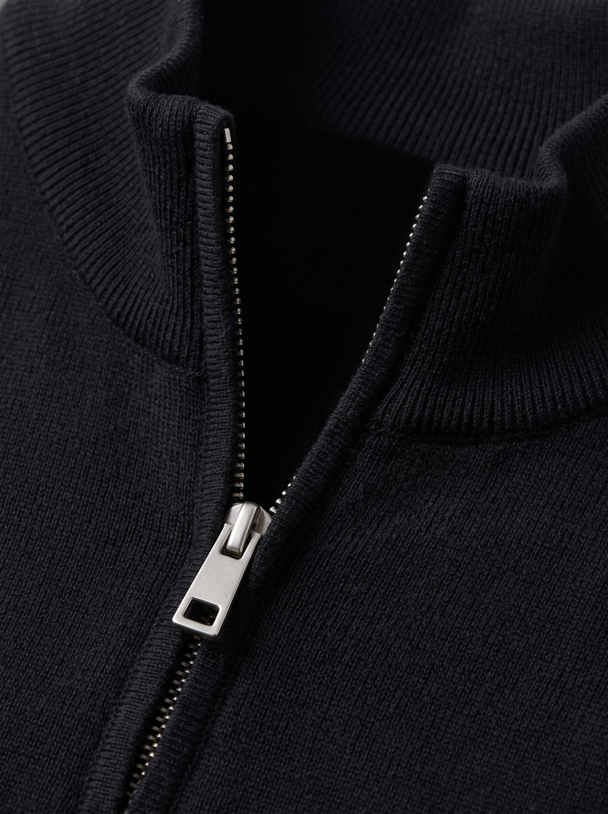 Men's Quarter-Zip Knitted Sweater-thumbmail-6