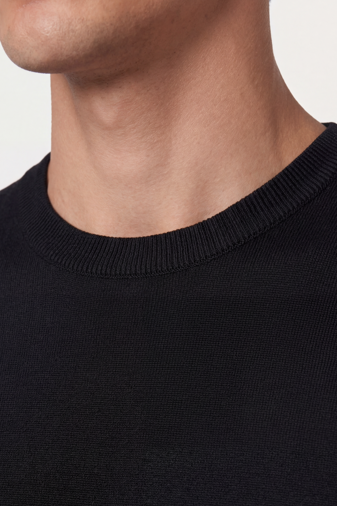 Fine Knit Lyocell Crewneck-thumbmail-3
