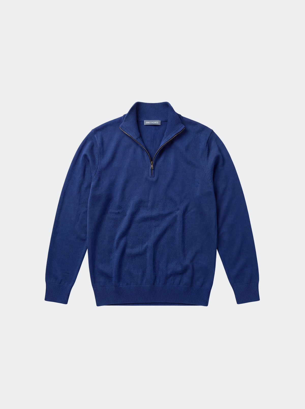 Men's Half-Zip Knitted Sweater