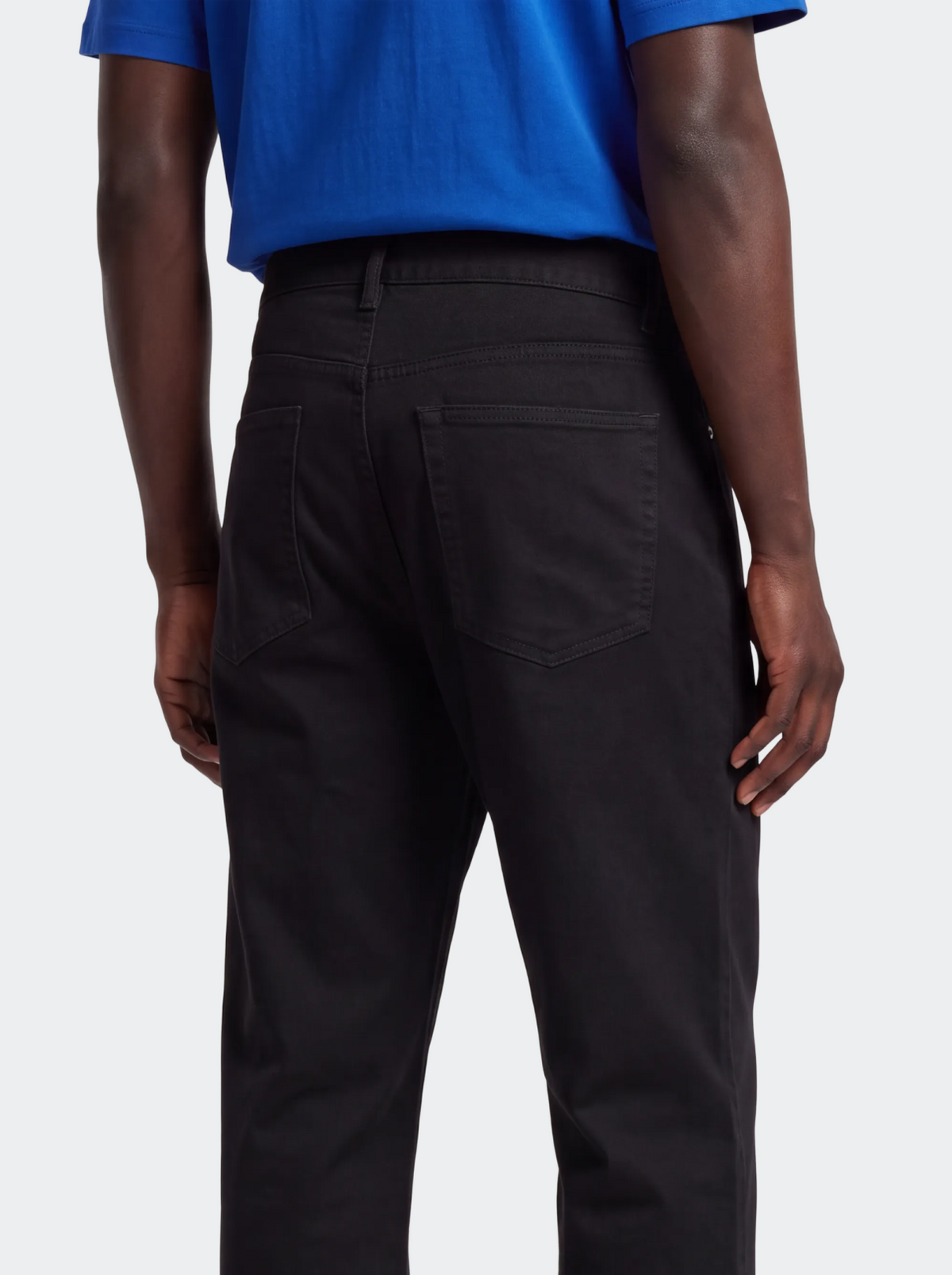Men's Straight Leg Cotton Twill Trousers-thumbmail-2
