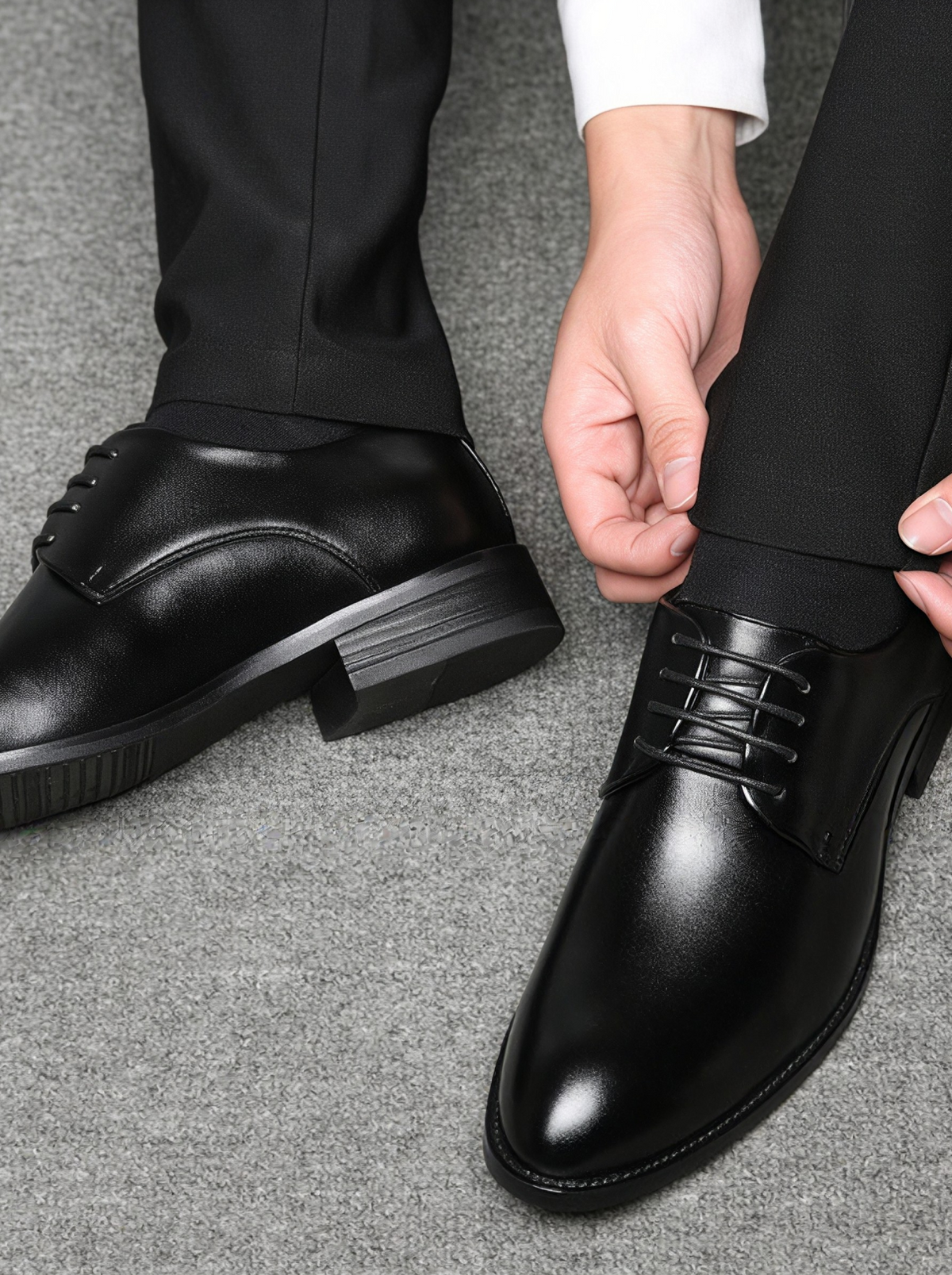 Men's leather derby shoes-thumbmail-6