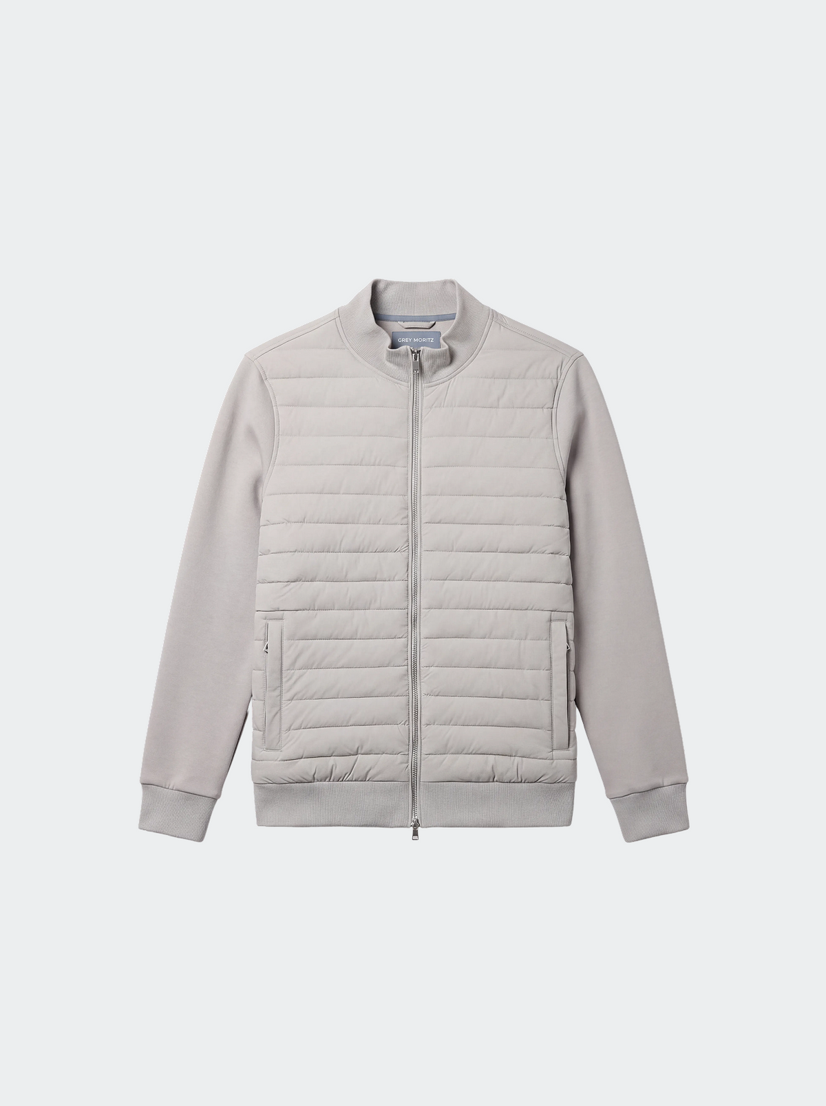 Men's Lightweight Quilted Jacket with Stand Collar