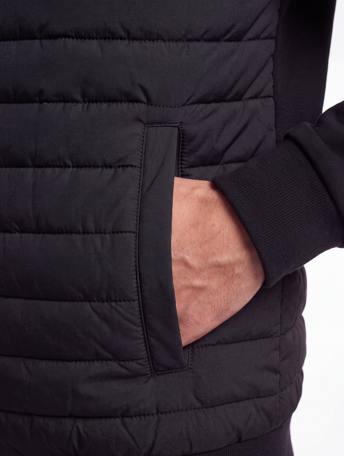 Men's Lightweight Quilted Jacket with Stand Collar-thumbmail-9