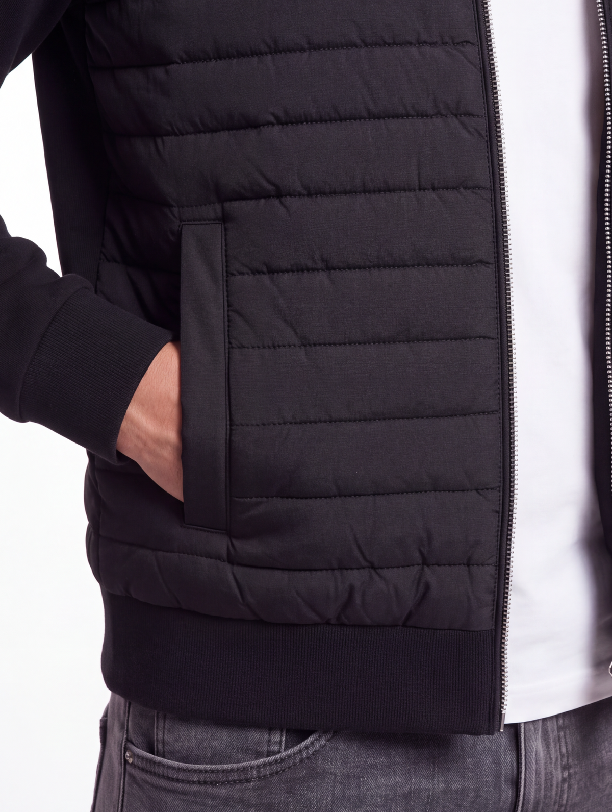 Men's Lightweight Quilted Jacket with Stand Collar-thumbmail-7