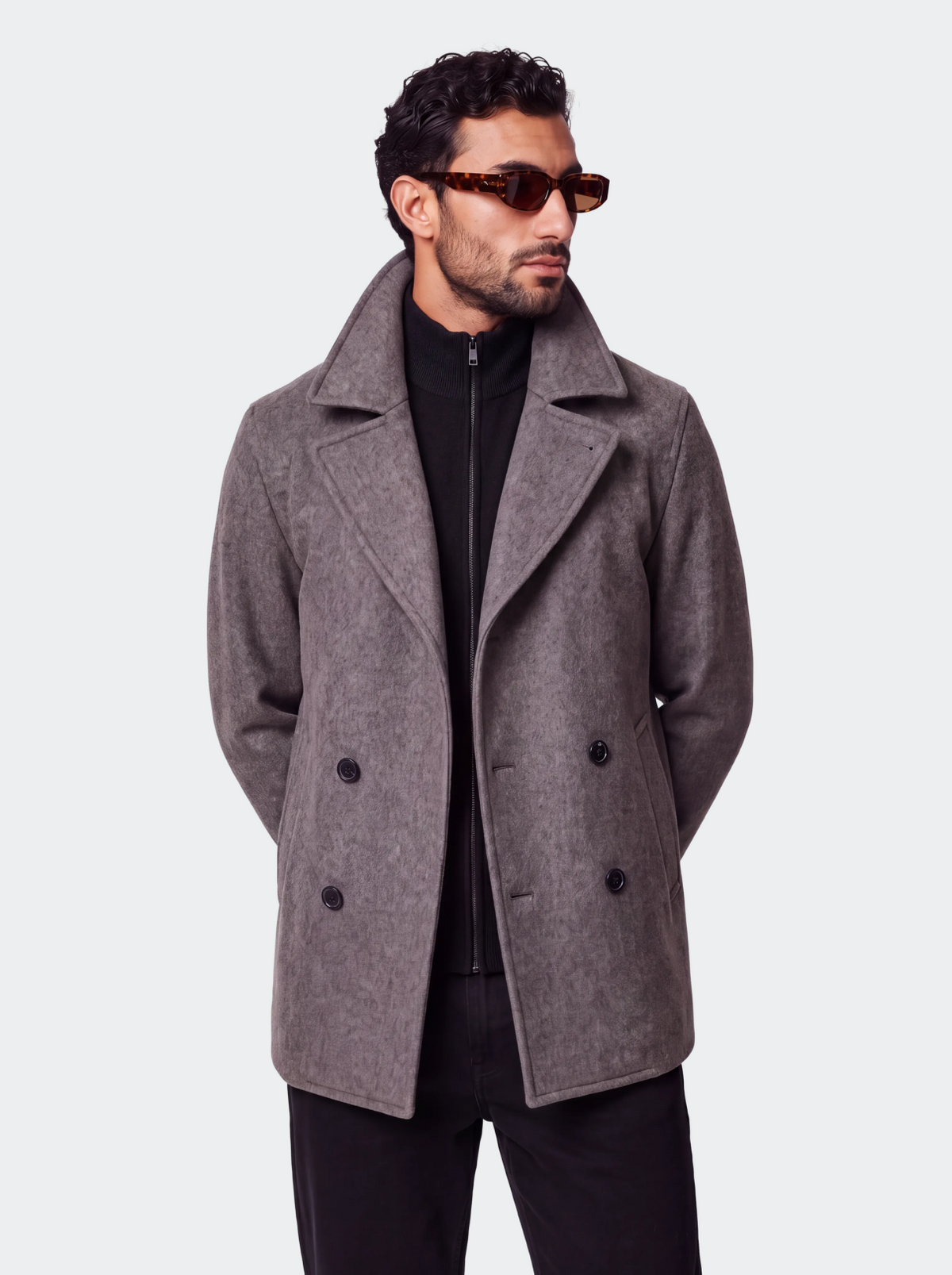 Men's Wool Peacoat