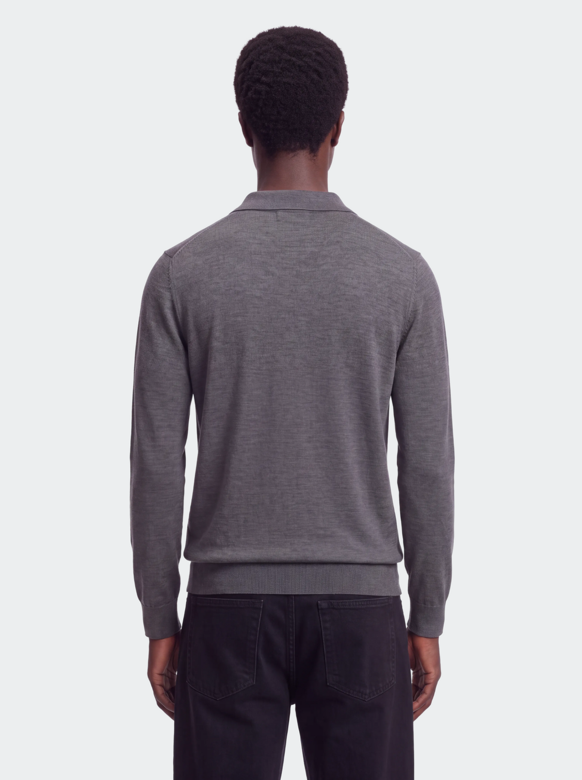 Men's Long Sleeve Knit Polo Sweater-thumbmail-9