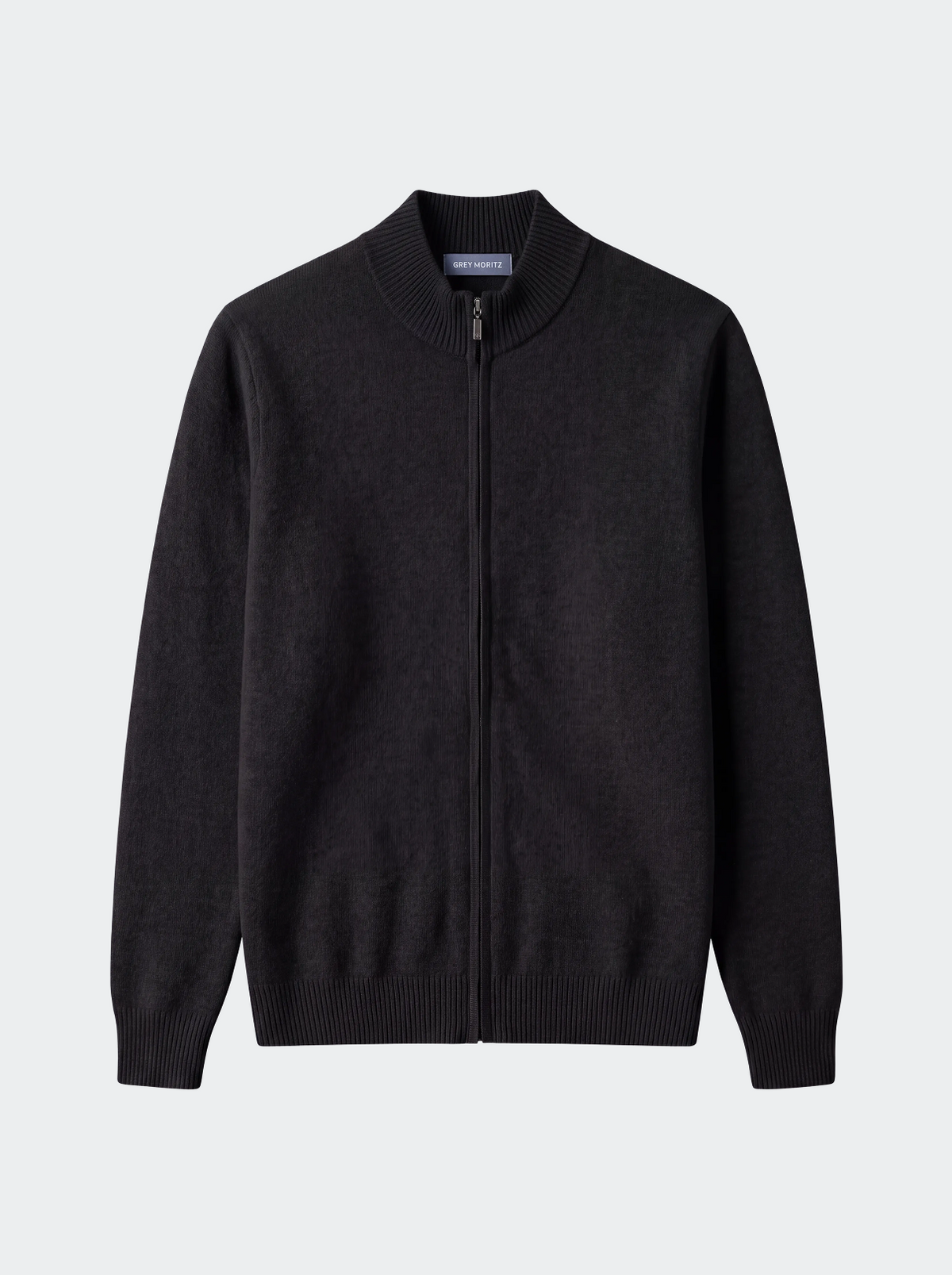 Men's Extra Fine Merino Wool Full Zip Cardigan