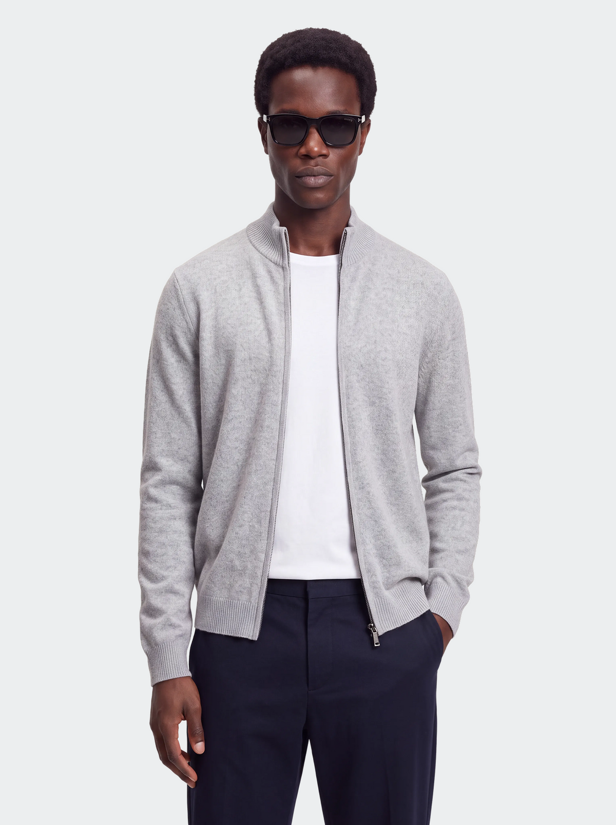 Men's Extra Fine Merino Wool Full Zip Cardigan-thumbmail-9