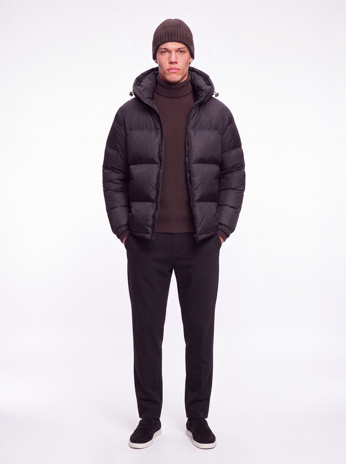 Winterjas voor heren met capuchon en donsvoering-thumbmail-3