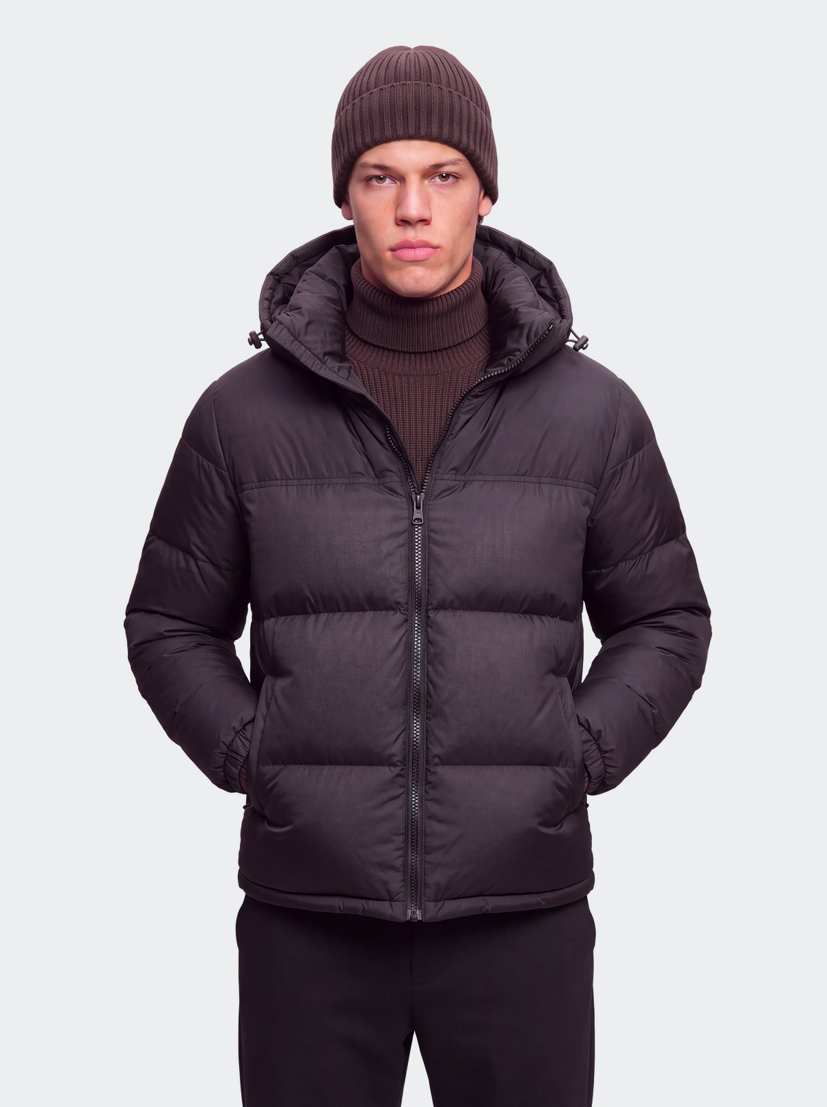 Men’s Winter Hooded Down Puffer Jacket