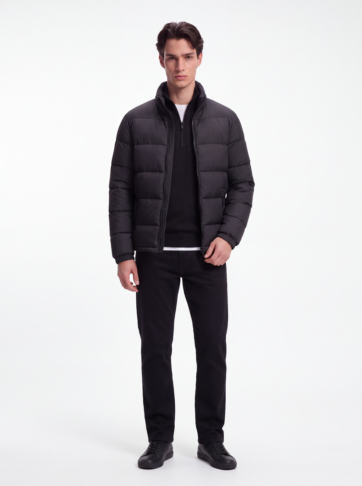 Men's Puffer Winter Jacket with detachable hood-thumbmail-9