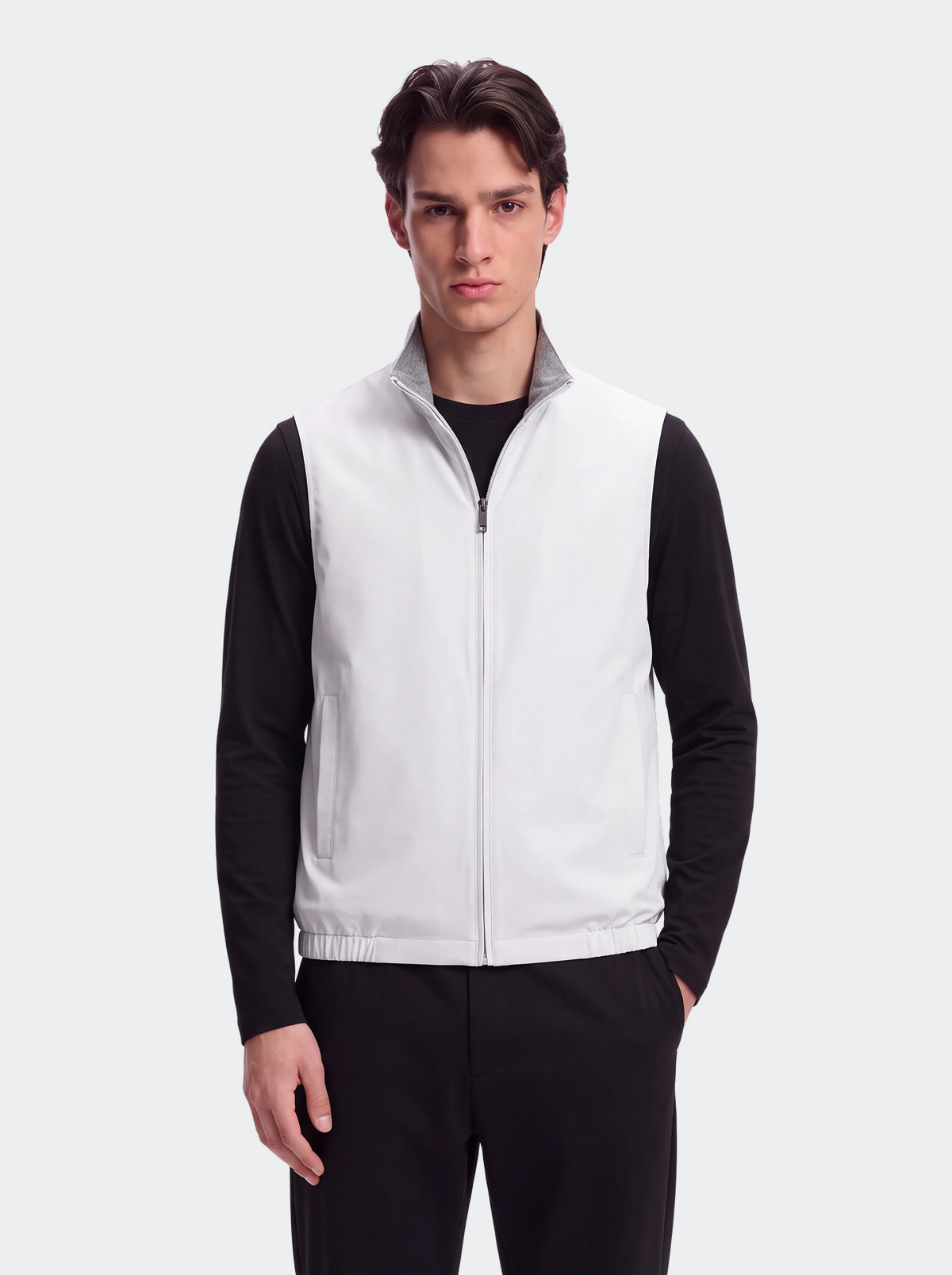 Men's Water-repellent reversible body warmer