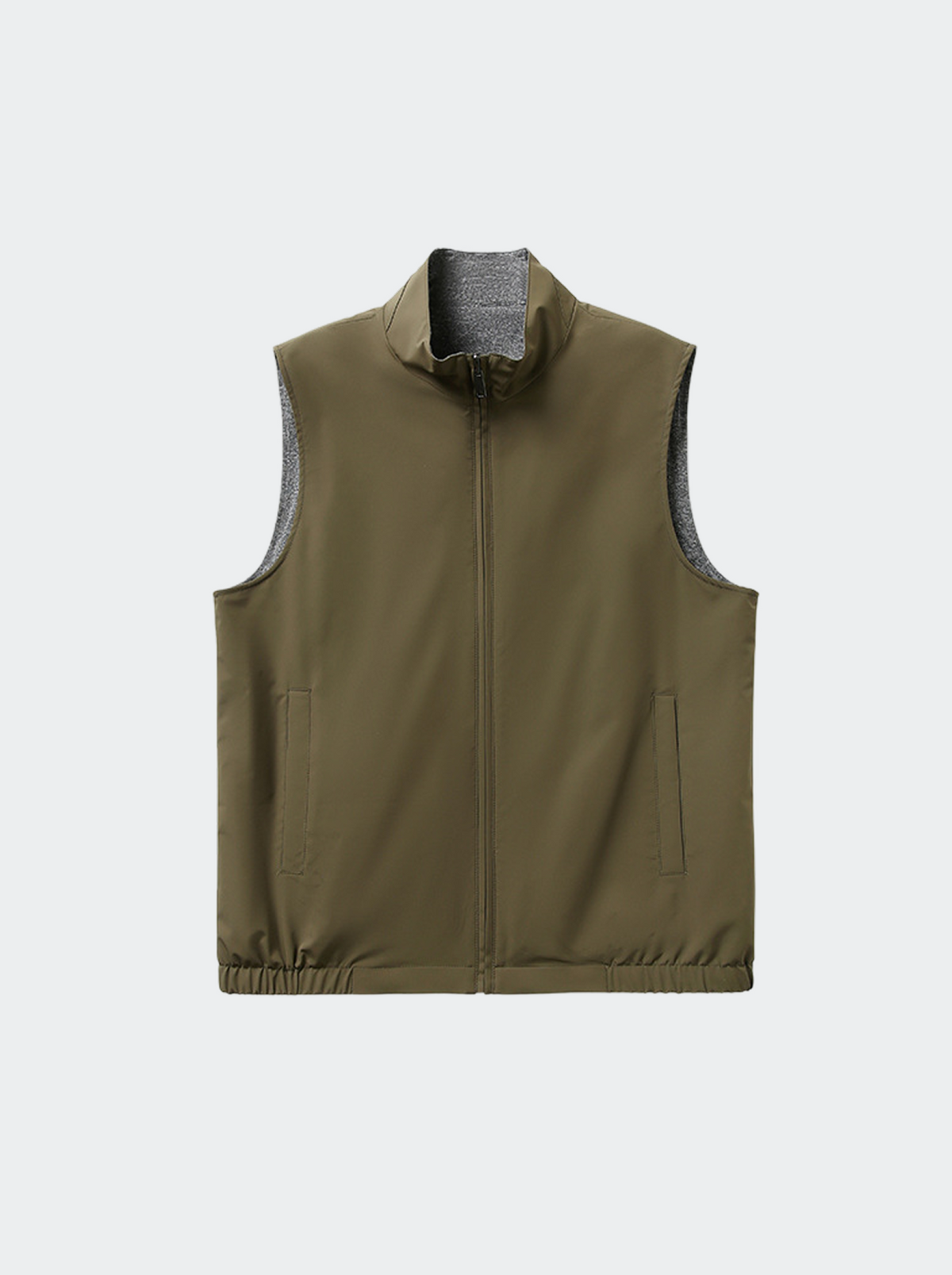 Men's Water-repellent reversible body warmer