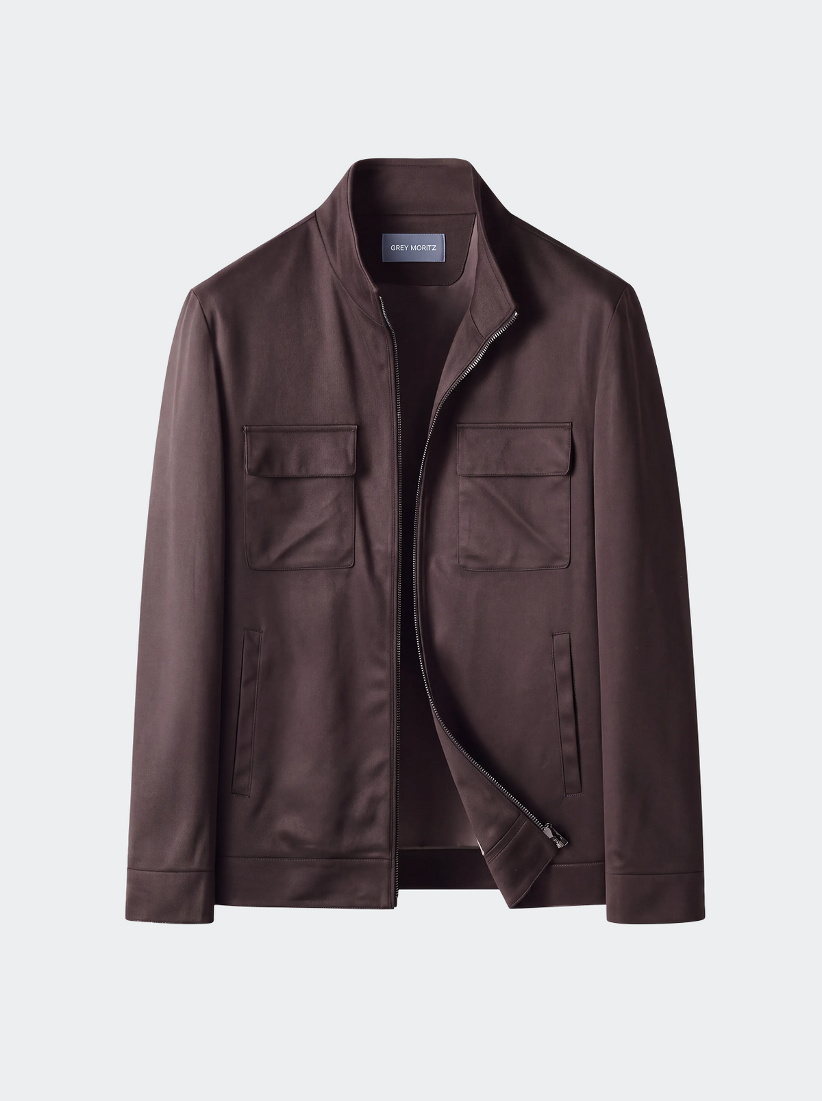 Men's Casual Faux Suede Jacket-thumbmail-19