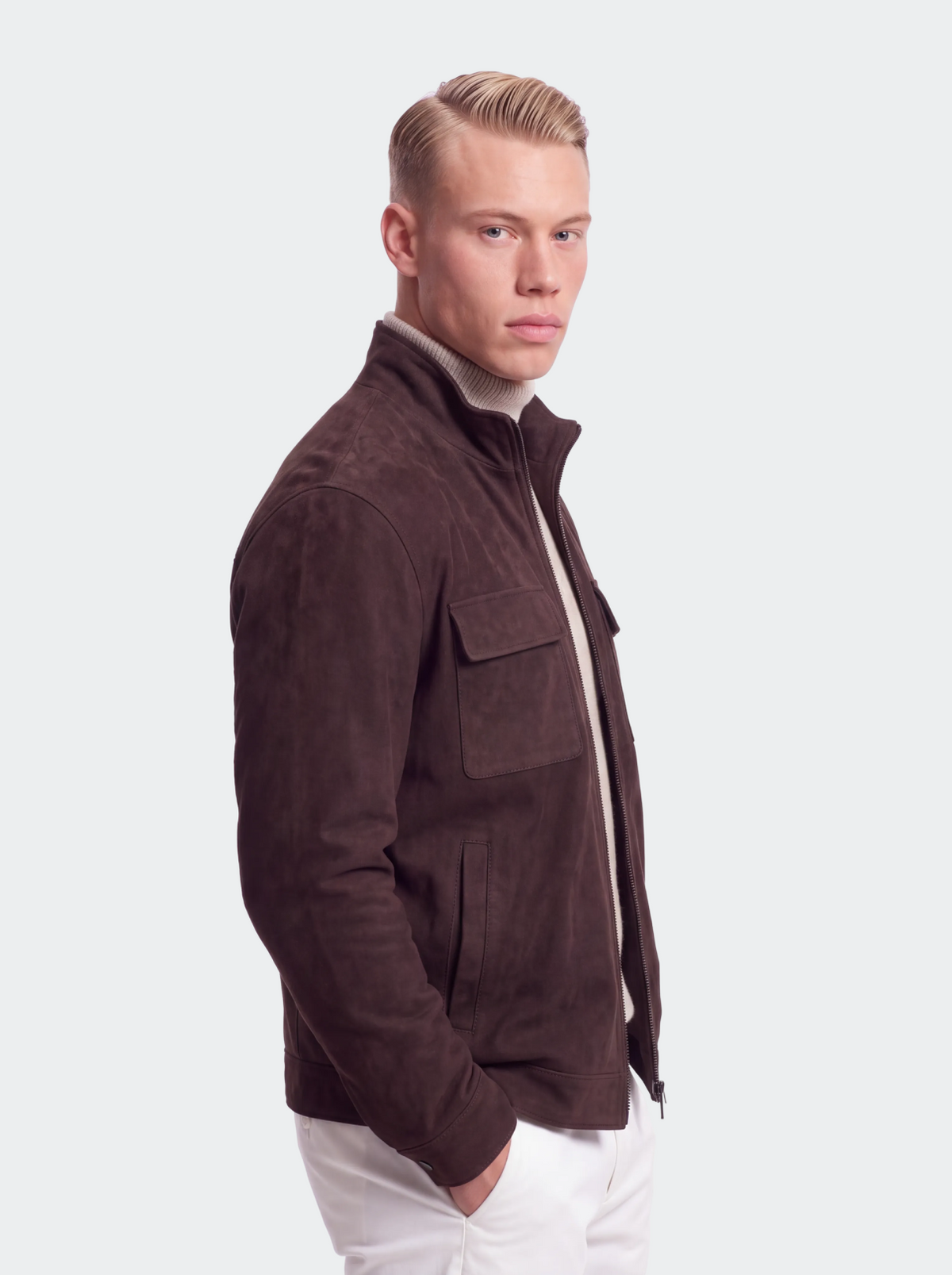 Men's Casual Faux Suede Jacket-thumbmail-18