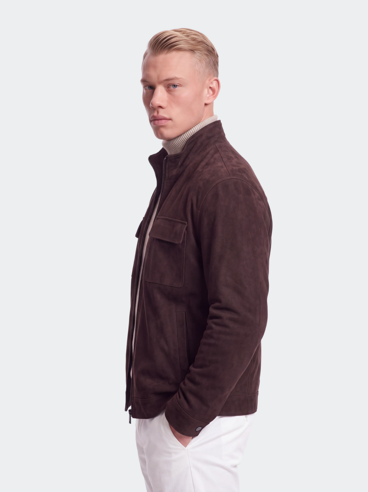 Men's Casual Faux Suede Jacket-thumbmail-17