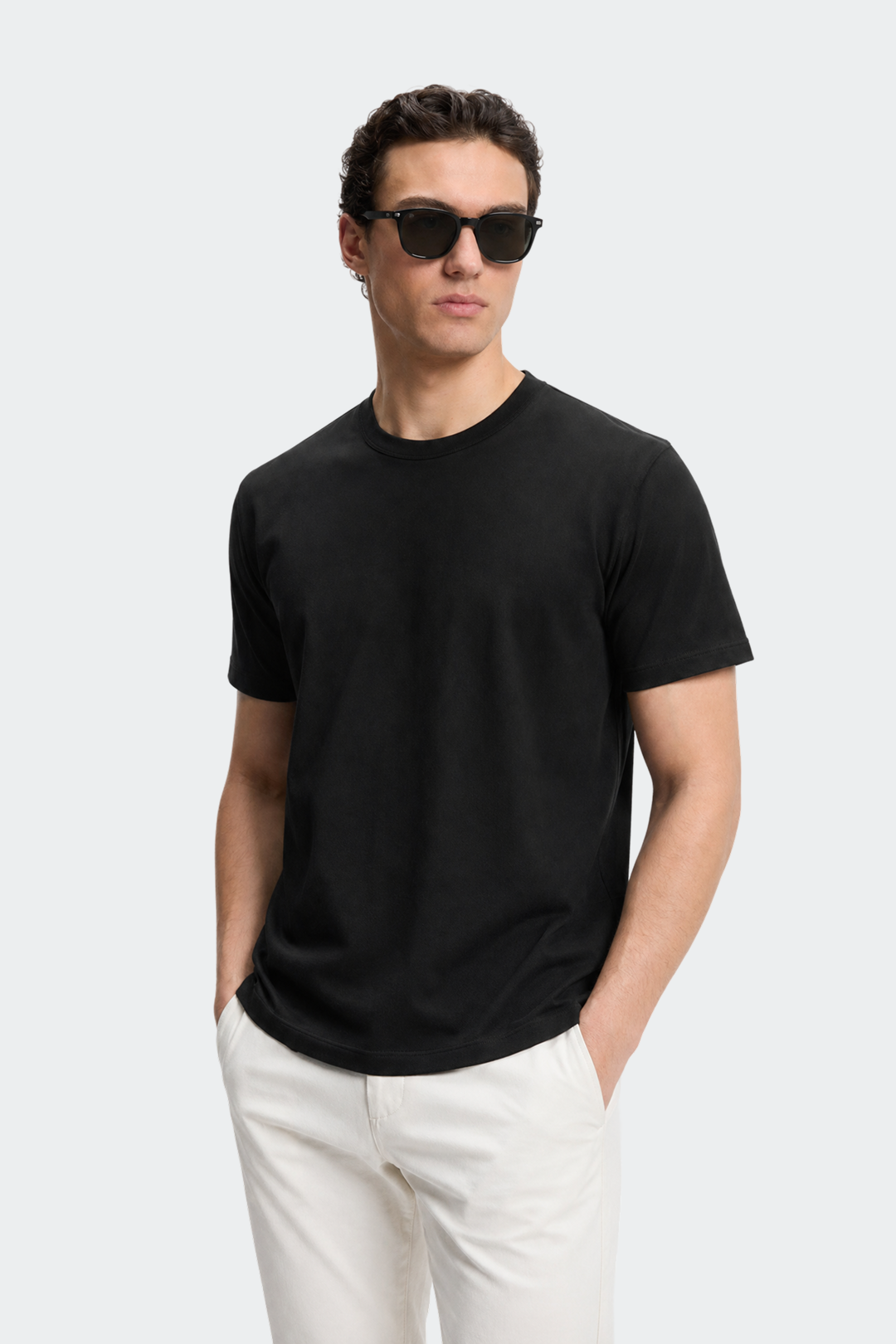 Heavyweight Cotton Crewneck T-Shirt-3