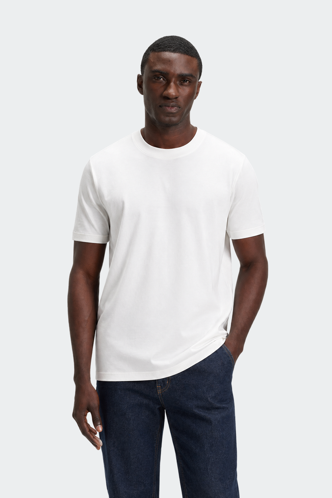 Heavyweight Cotton Crewneck T-Shirt-5