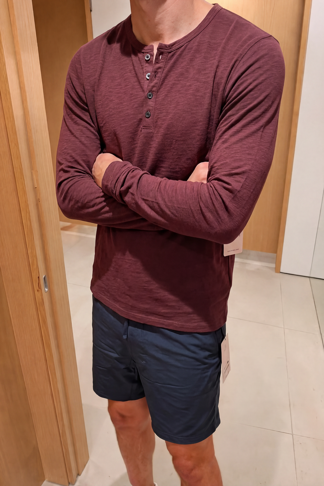 Henley Long Sleeve T-Shirt Men's-thumbmail-10