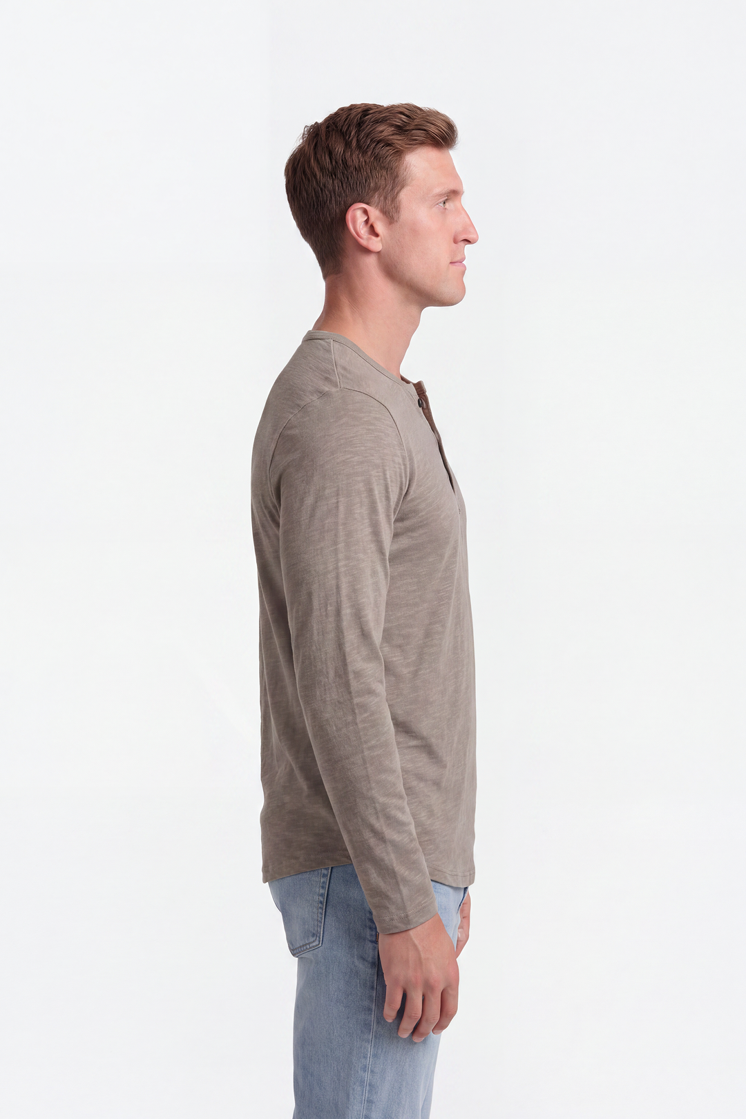 Henley Long Sleeve T-Shirt Men's-thumbmail-13