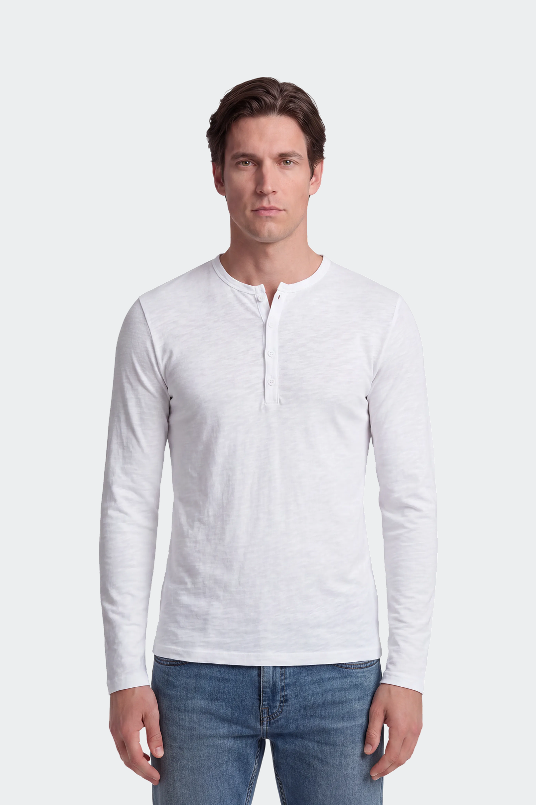 Henley Long Sleeve T-Shirt Men's