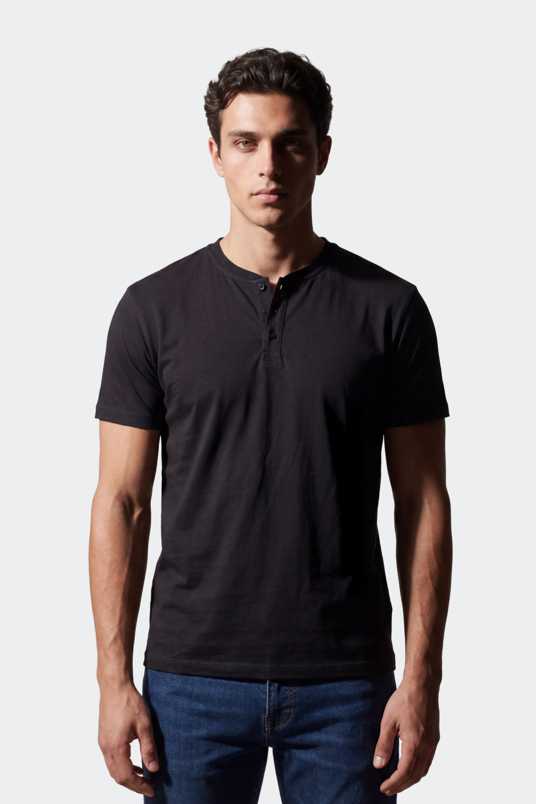Henley Short Sleeve T-Shirt-thumbmail-3