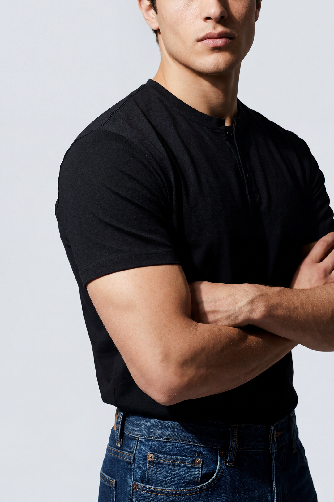 Henley Short Sleeve T-Shirt-thumbmail-5
