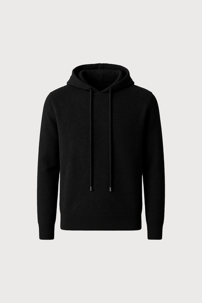 Merino Wool Hooded Sweater