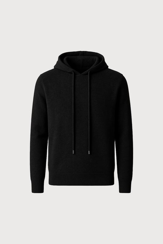 Merino Wool Hooded Sweater