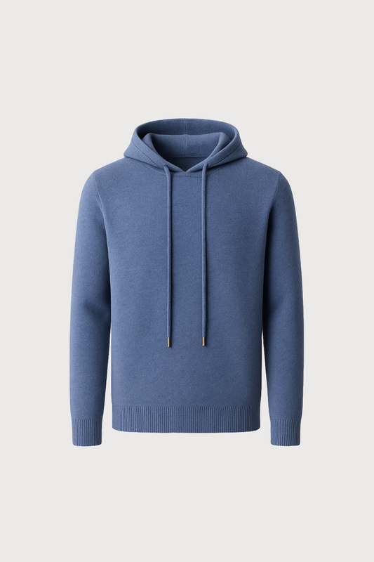 Merino Wool Hooded Sweater