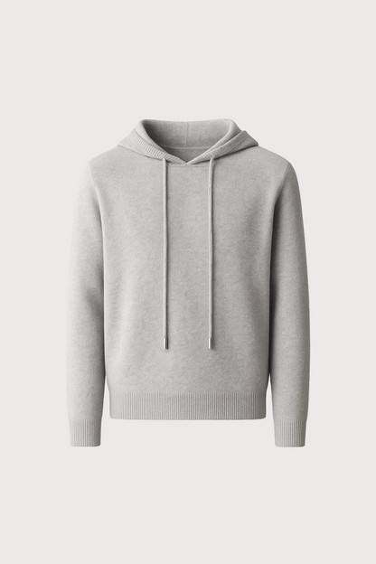 Merino Wool Hooded Sweater