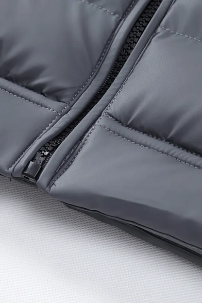 Quilted Hybrid Hooded Jacket