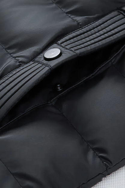 Quilted Hybrid Hooded Jacket