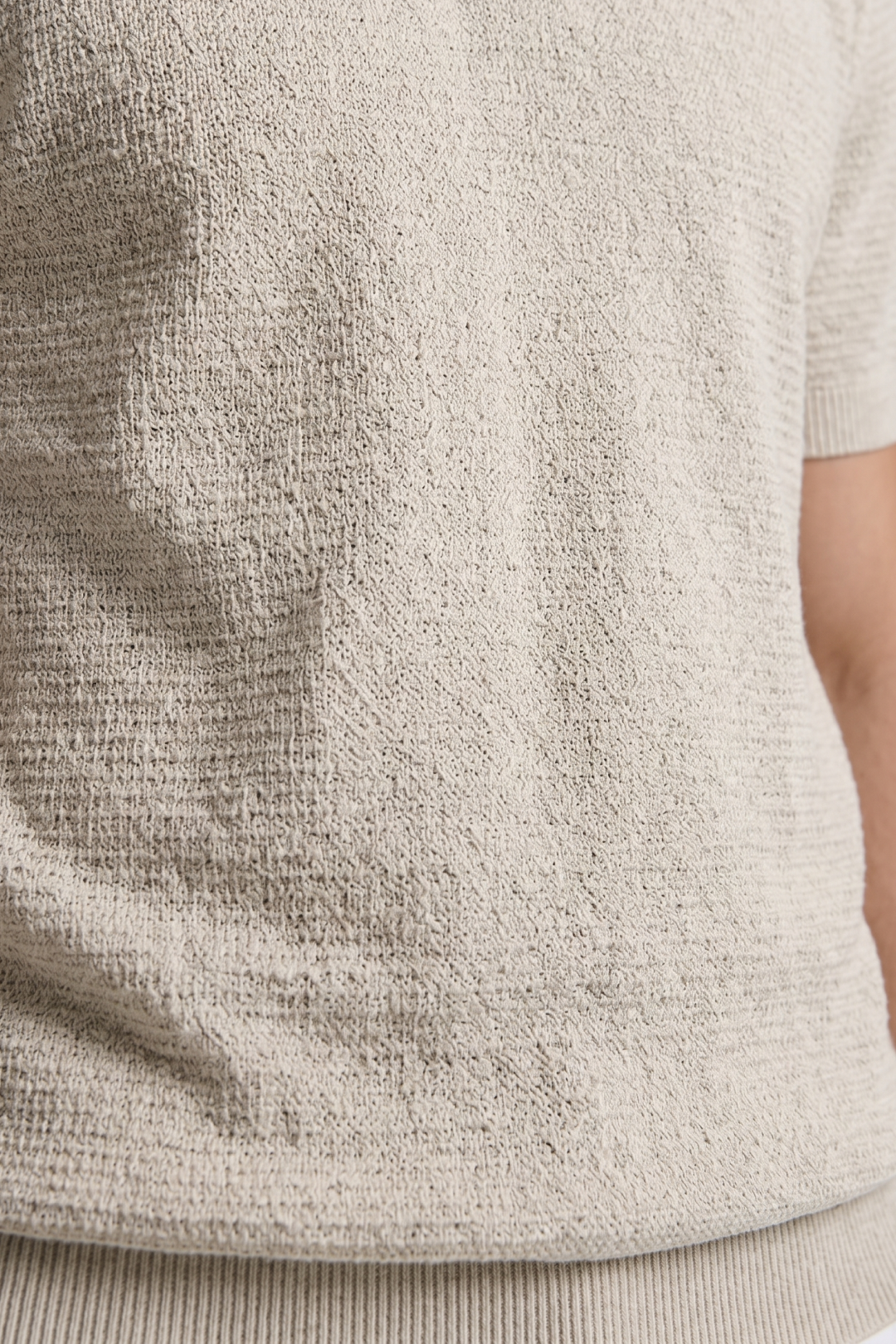 Textured Knit Henley T-Shirt-thumbmail-5
