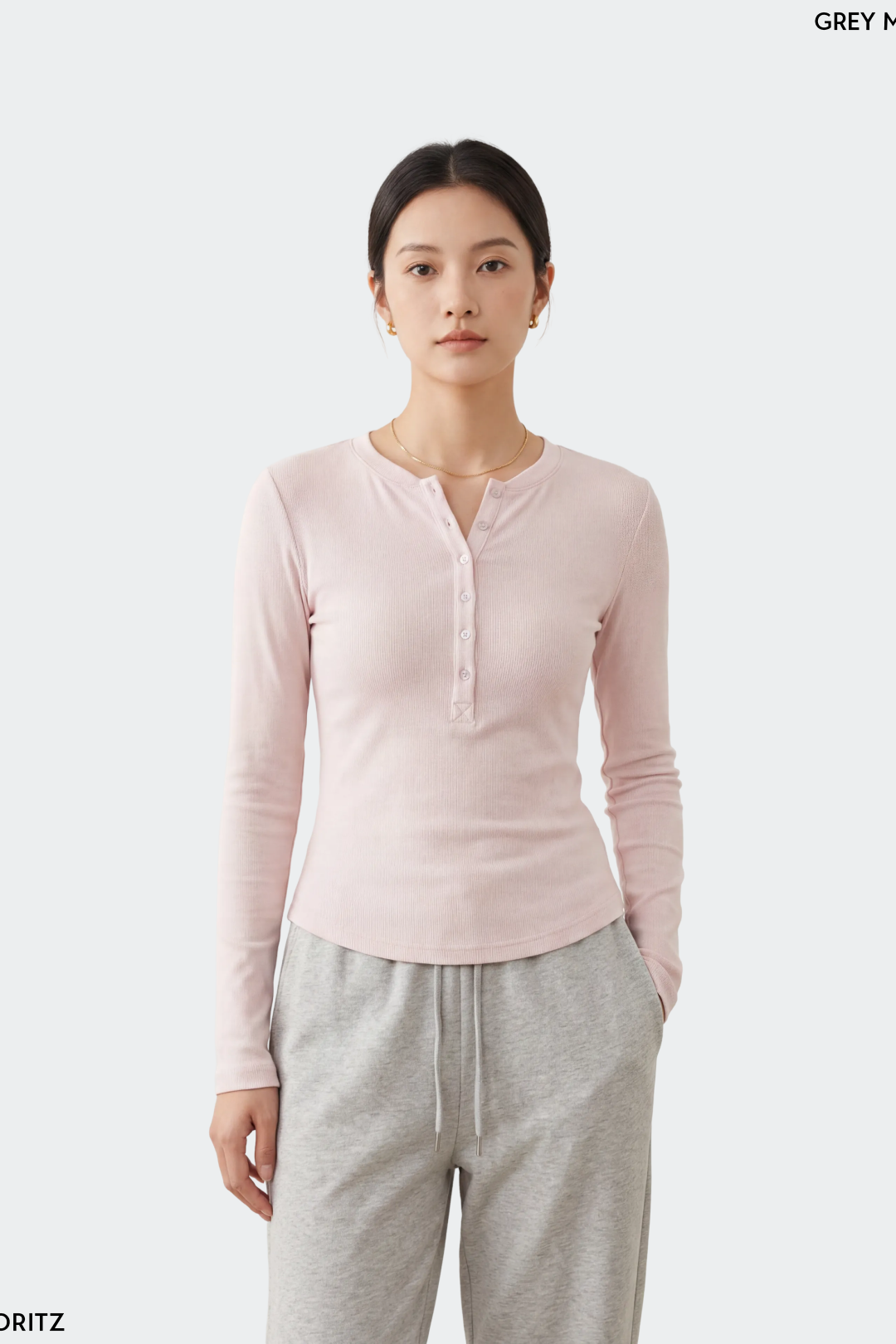Henley Long Sleeve T-Shirt Women's