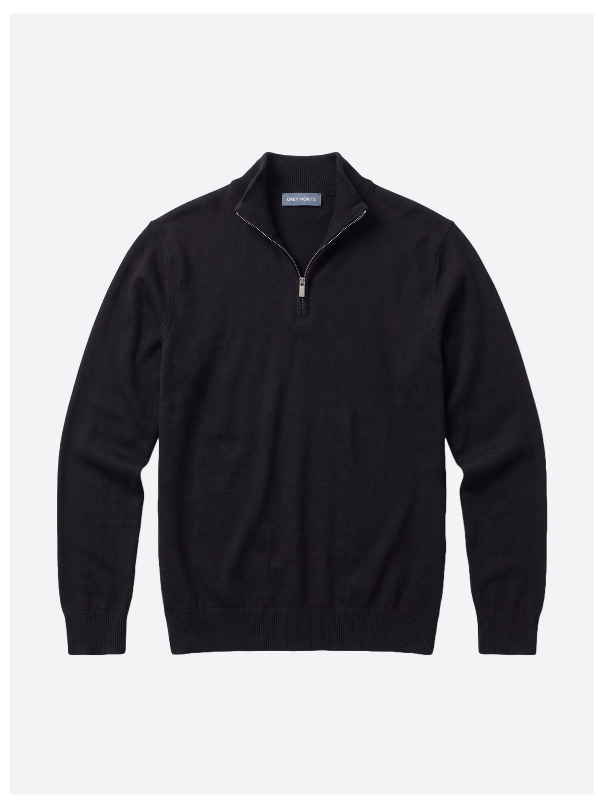 Men's Half-Zip Knitted Sweater