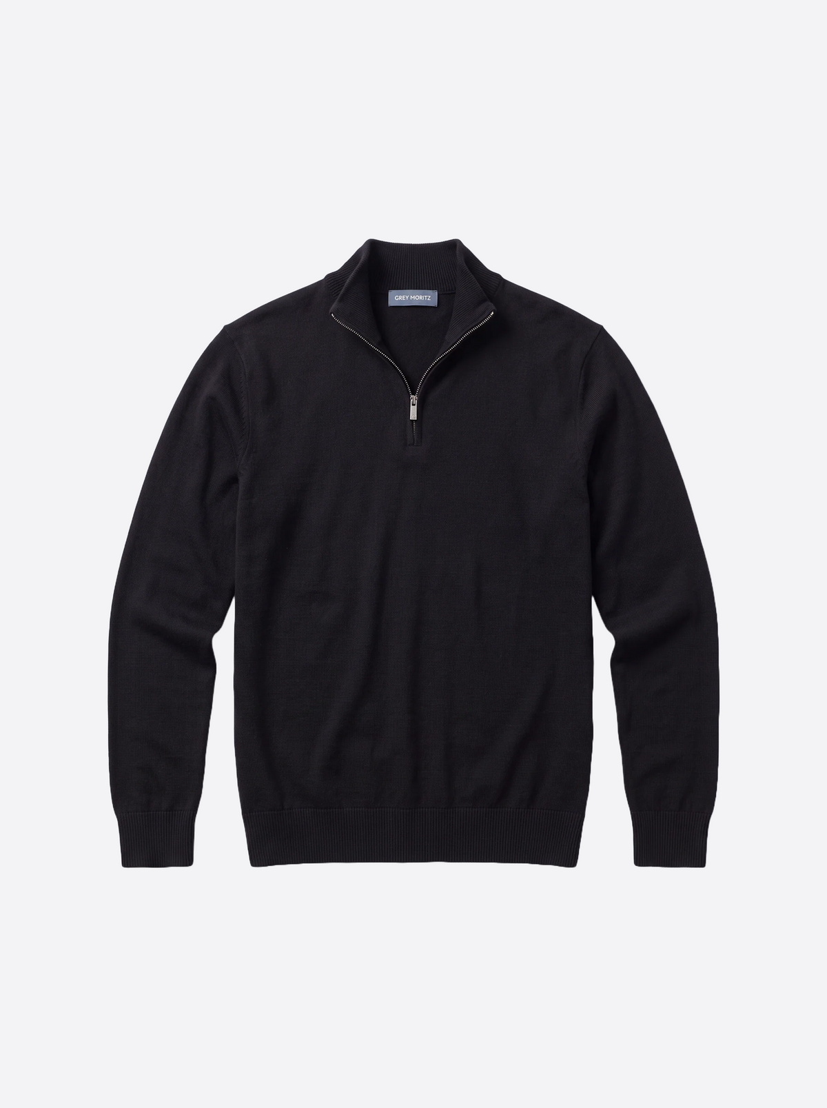 Men's Half-Zip Knitted Sweater