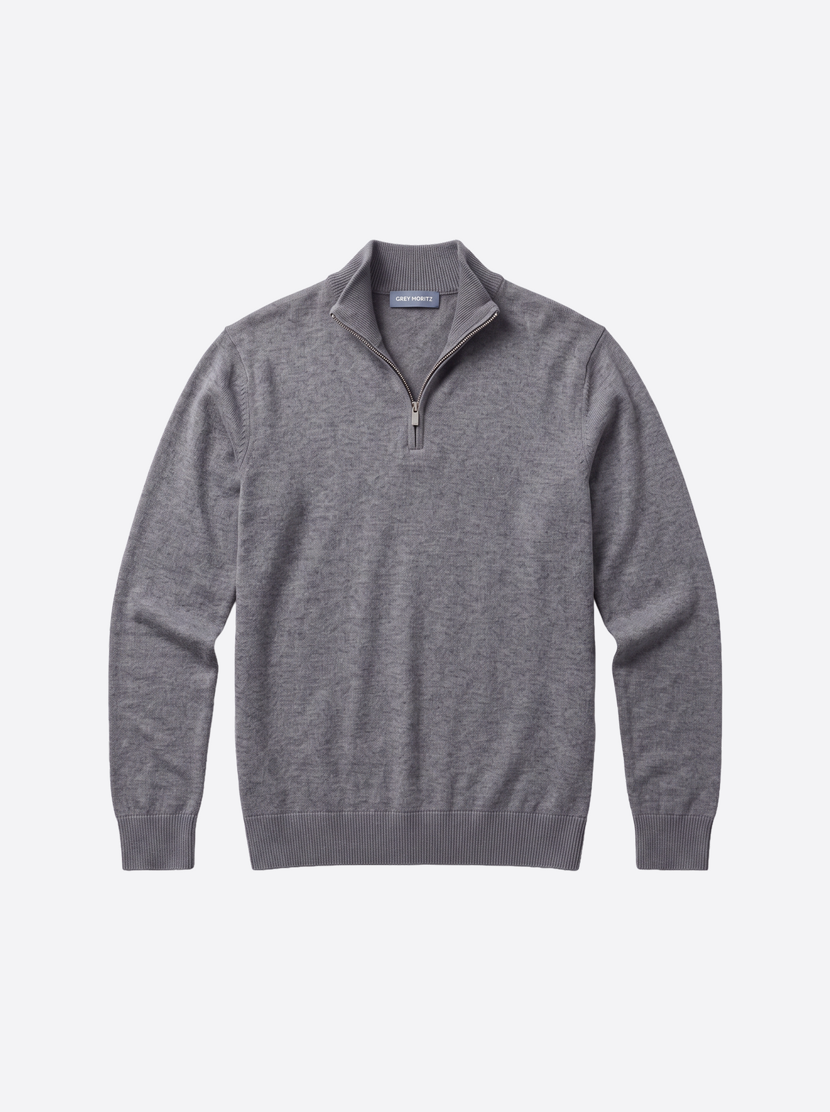 Men's Half-Zip Knitted Sweater