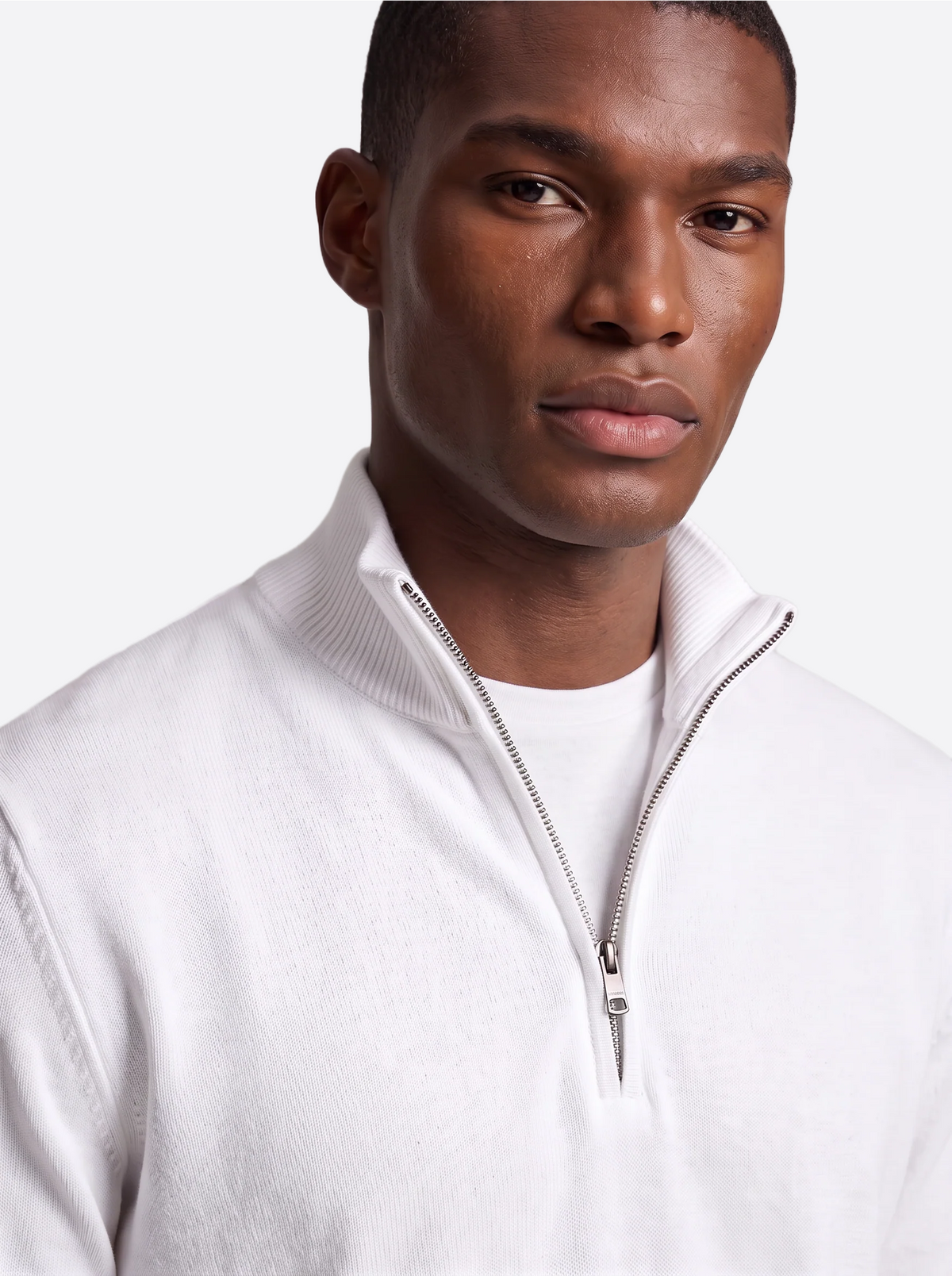 Men's Quarter-Zip Knitted Sweater-thumbmail-14