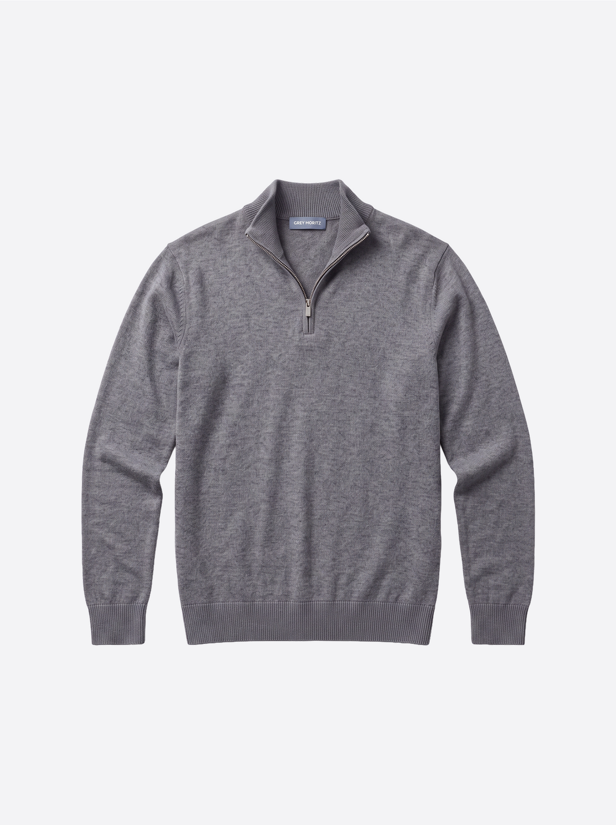 Men's Half-Zip Knitted Sweater