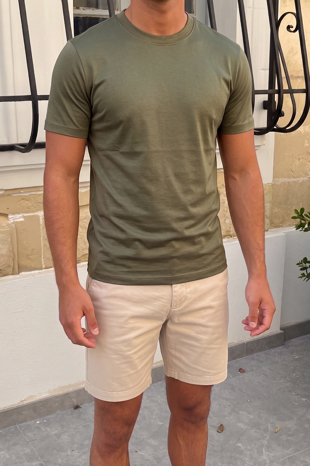 Mercerized Cotton T-Shirt-thumbmail-3