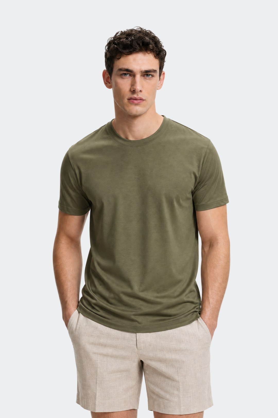 Mercerized Cotton T-Shirt