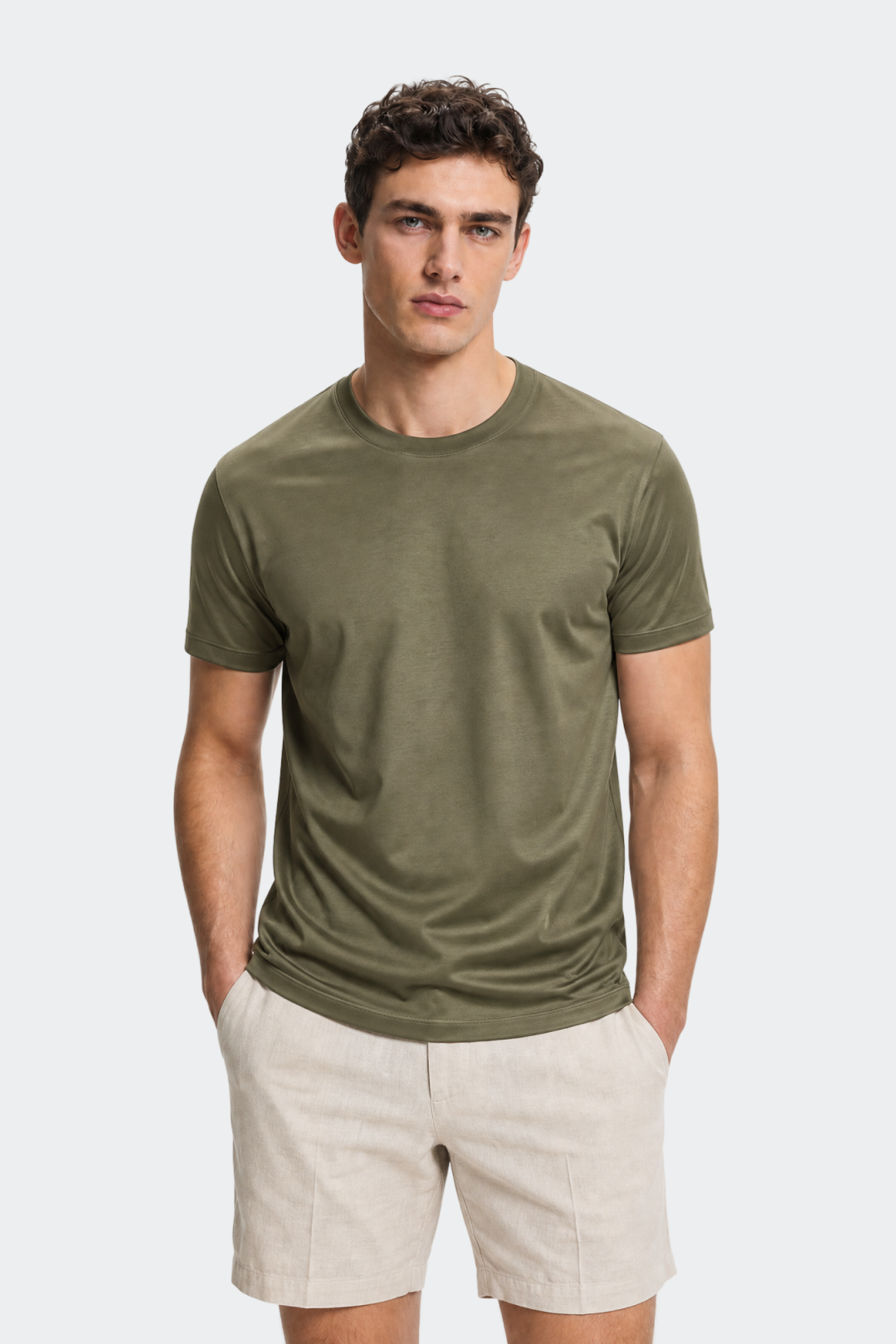 Mercerized Cotton T-Shirt