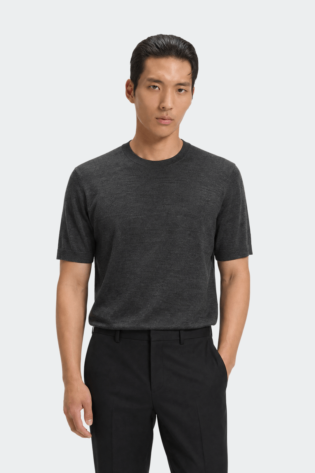 Merino Wool Knitted T-Shirt-7